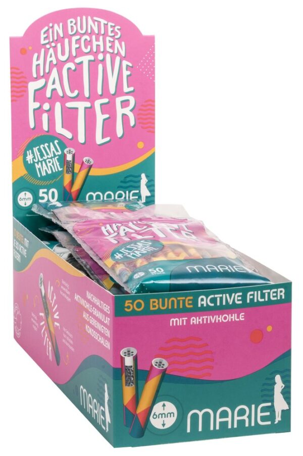 Marie Active Filter Aktivkohle "Ein Buntes Häufchen" 6mm