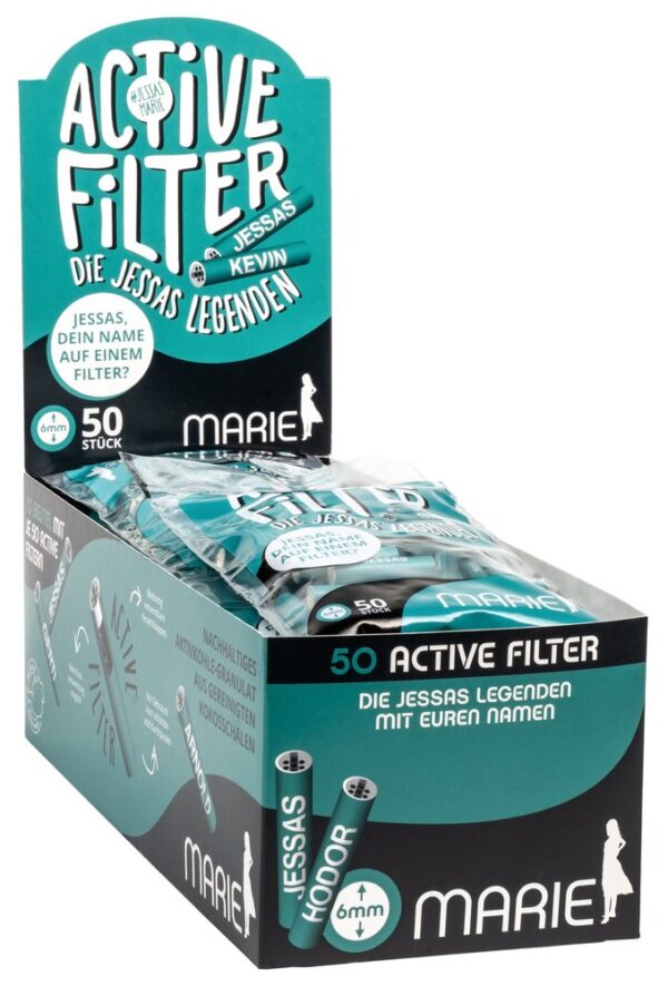 Marie Active Filter Aktivkohle "Jessas Legenden" 6mm