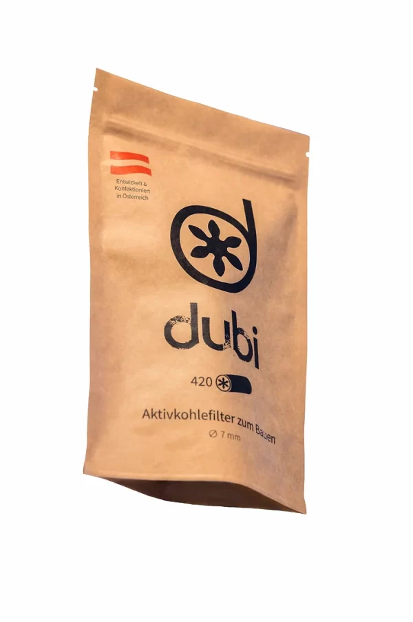 DUBI AKTIVKOHLEFILTER 420 STÜCK Ø 7 MM