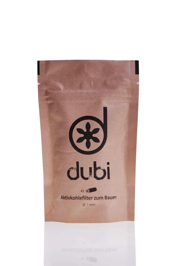 DUBI AKTIVKOHLEFILTER 42 STÜCK Ø 7 MM
