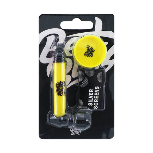 Best Buds Pipsy Metal Pipe with Mini Grinder Mix Colors – Bild 2