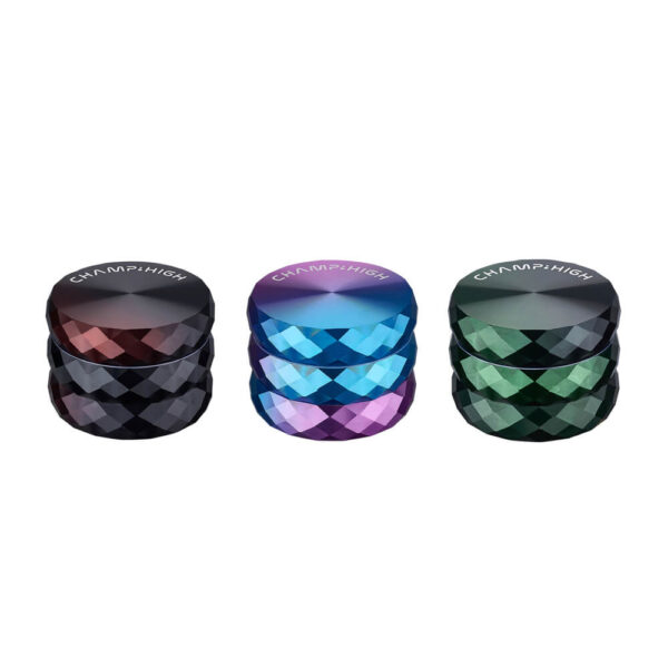 Champ High Duo-Color Metall-Grinder 4 Teile – 53mm – Bild 2