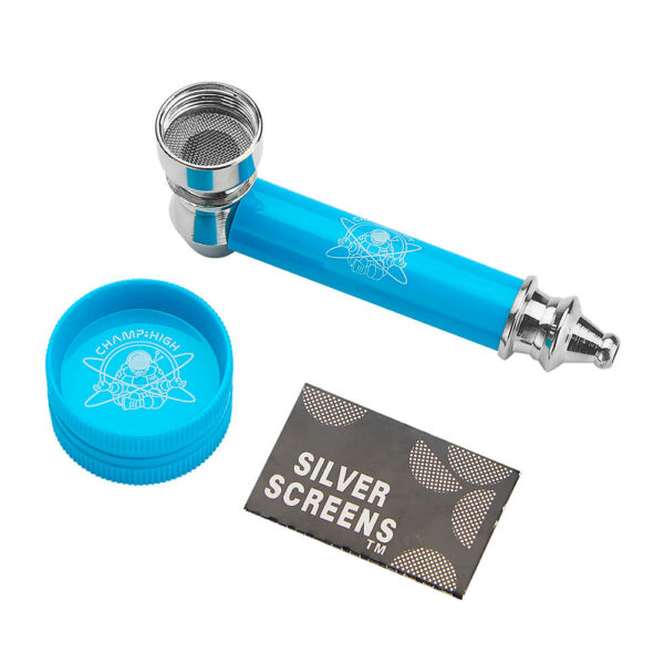 Champ High Metal Pipe + Mini Grinder Mix Colors