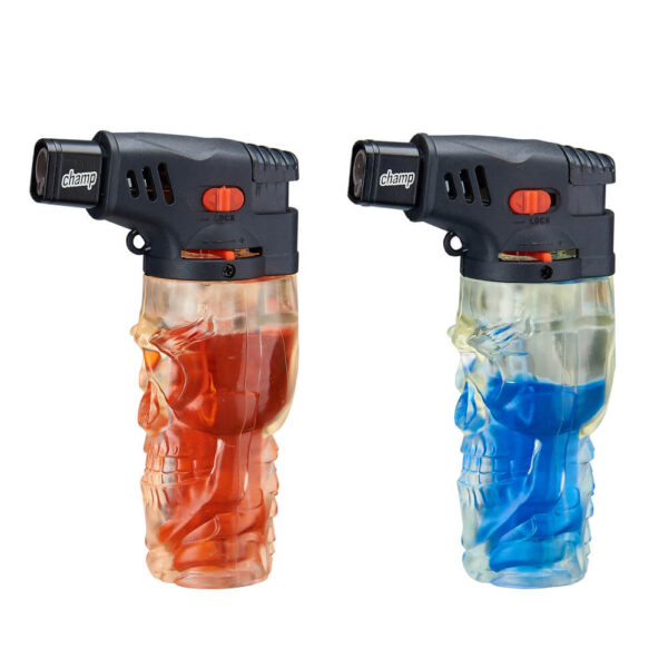 Champ High Colorful Skull Wind Flame Lighters – Bild 3