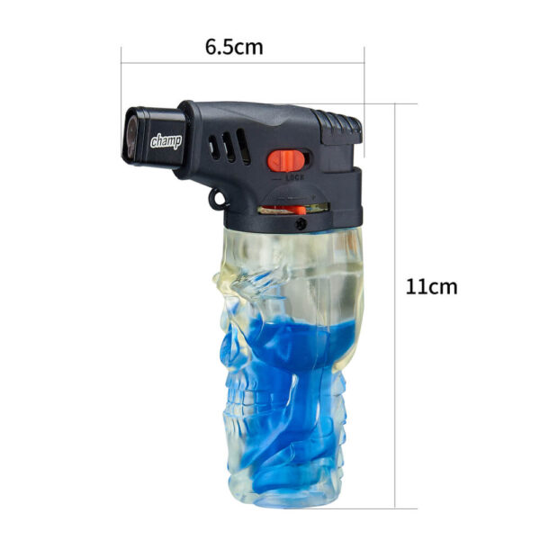 Champ High Colorful Skull Wind Flame Lighters – Bild 2