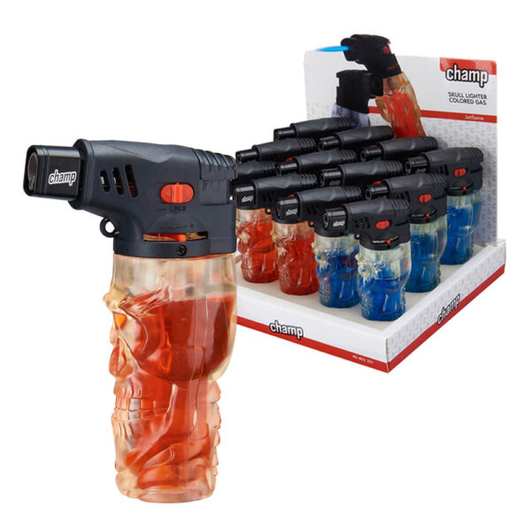 Champ High Colorful Skull Wind Flame Lighters