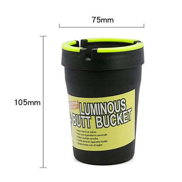 Luminous Butt Bucket Glow-In-The-Dark Ashtray Mix Colors – Bild 2