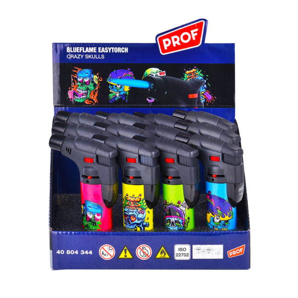 Champ High Colorful Skull Wind Flame Lighters - Image 2