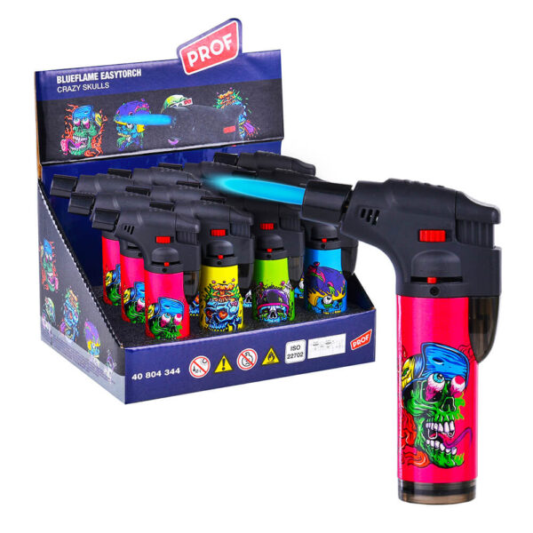Champ High Colorful Skull Wind Flame Lighters