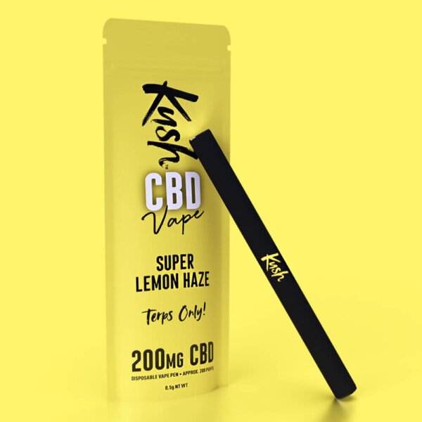 Kush CBD Vape Super Lemon Haze 200mg CBD Einweg-Pen