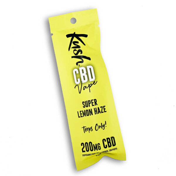 Kush CBD Vape Super Lemon Haze 200mg CBD Einweg-Pen – Bild 2