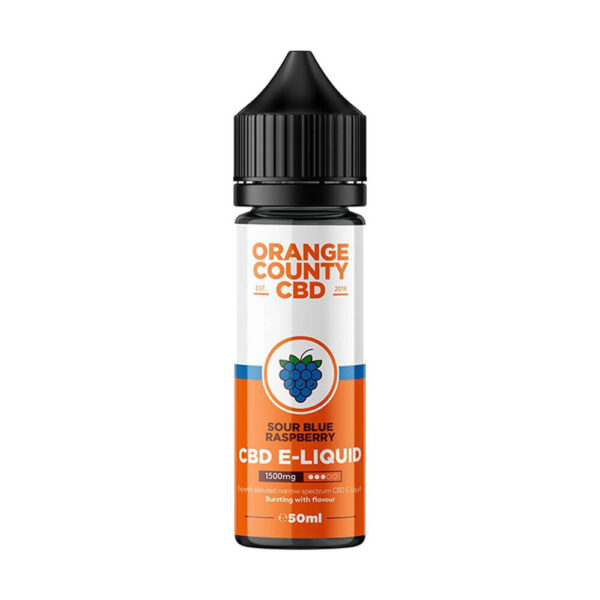 Orange County CBD E-Liquid Sour Blue Raspberry 50ml